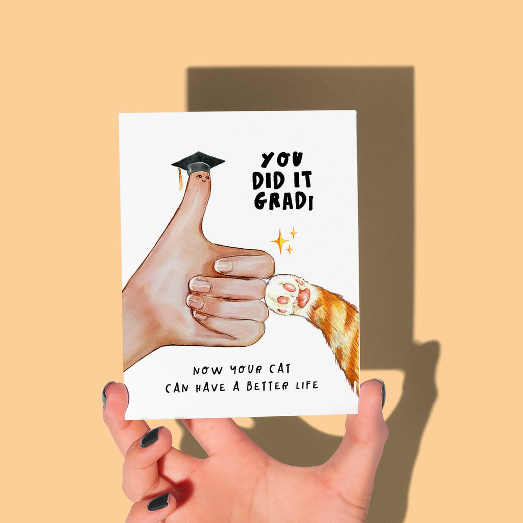 Thumb Up Grad Graduation Greeting Card– Alair Gift Shop
