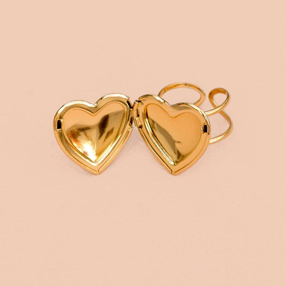 Locket Up 18k Gold Plated Ring– Alair Gift Shop