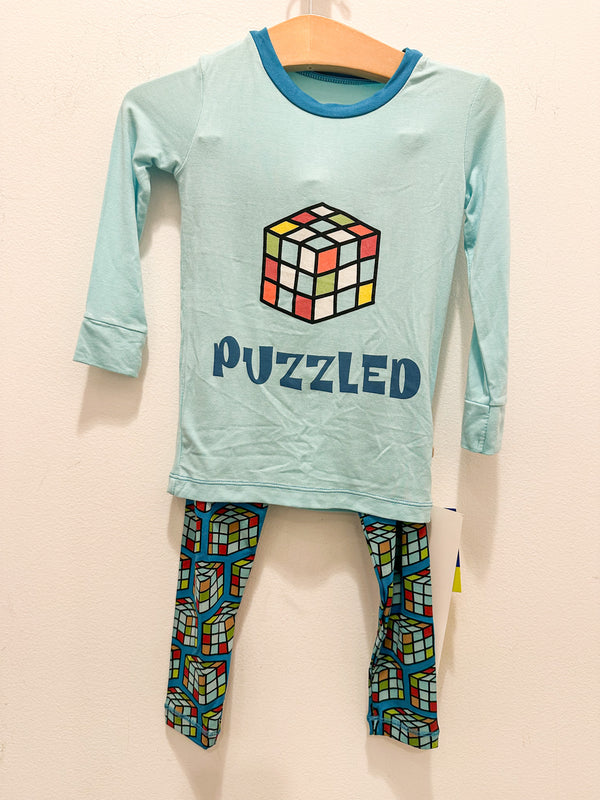 Kickee Pants Print Long Sleeve Pajama Set