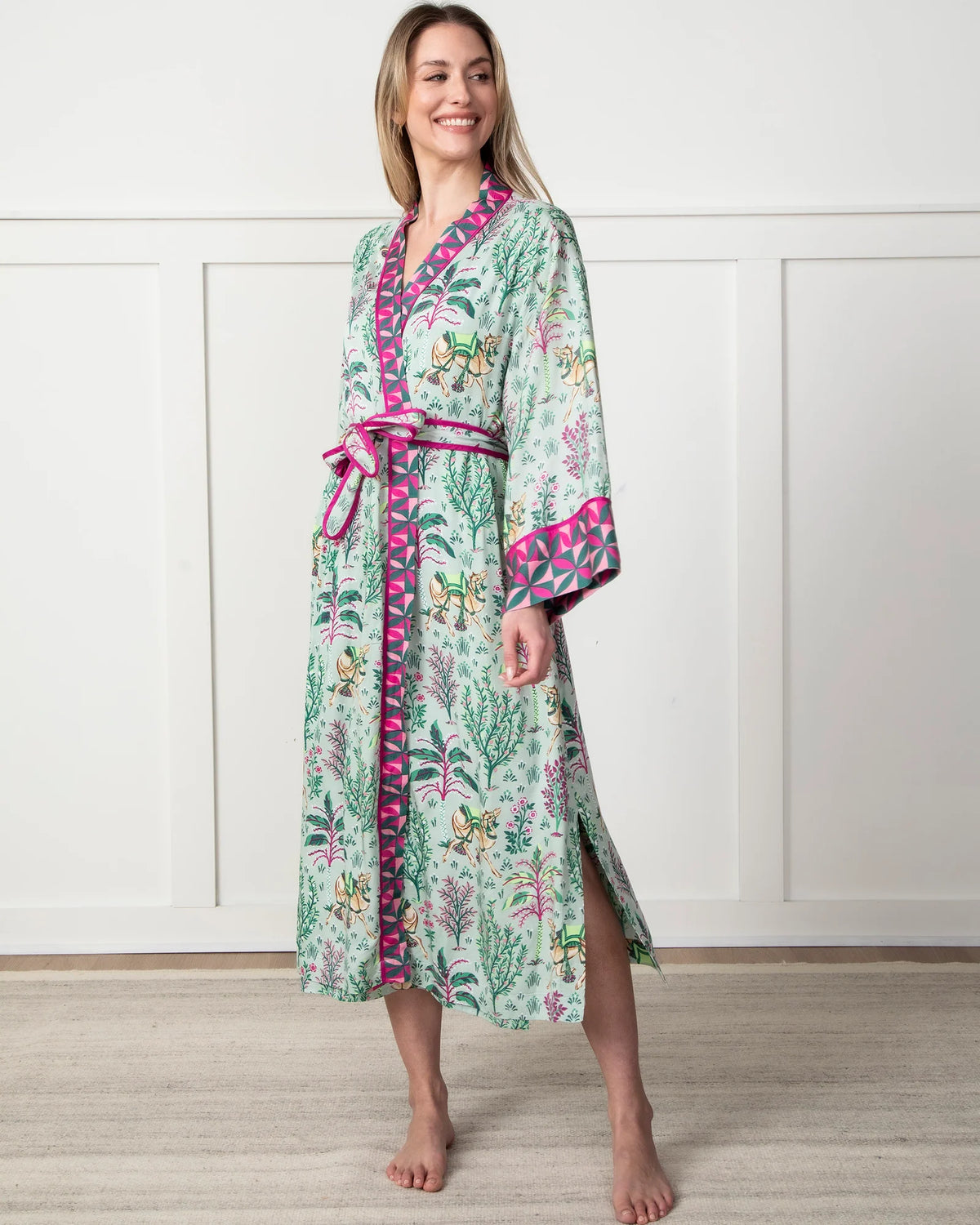 Satin Robe - Camel's Courtyard– Alair Gift Shop