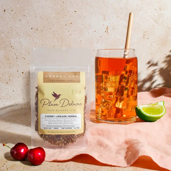 Cherry Limeade Summer Herbal Tea