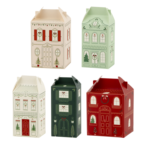 Christmas Village Advent Calendar Treat Boxes