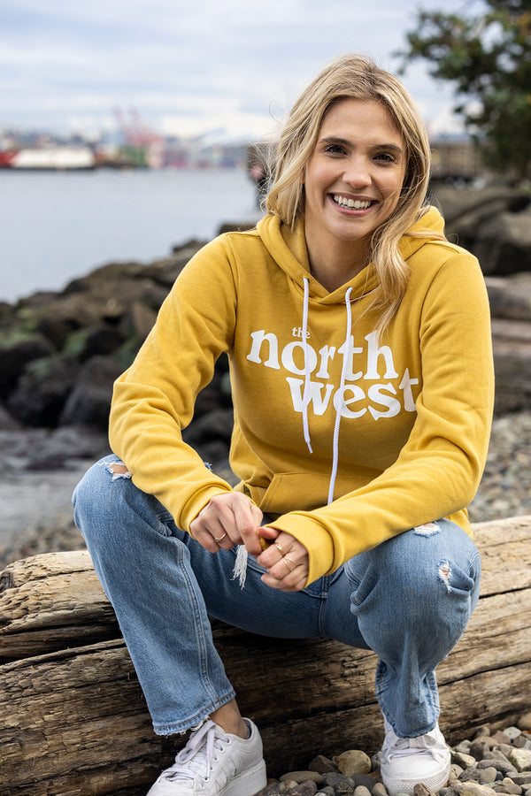 Northwest Vintage Hoodie - Mustard